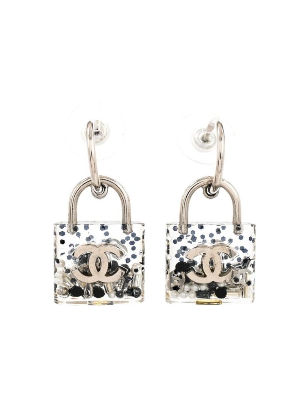 Chanel Earrings Silver